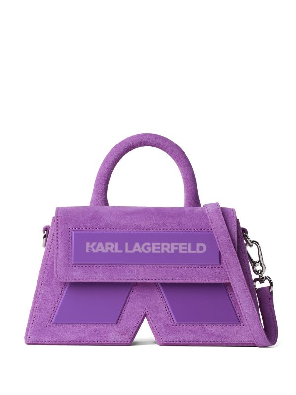 Pre-owned Karl Lagerfeld Clutch Bag In Pink