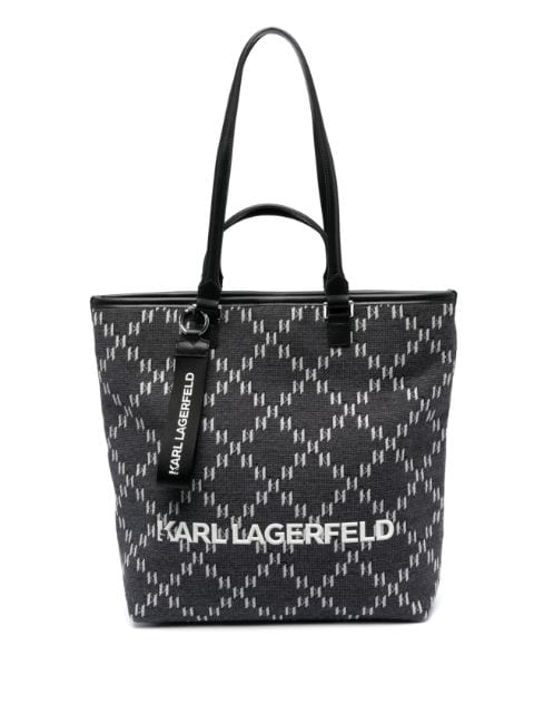 Karl Lagerfeld K/ jacquard-monogram tote bag
