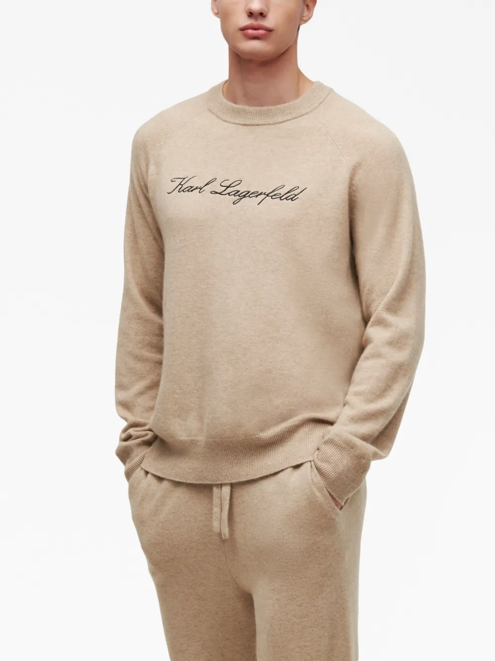 Karl Lagerfeld Kasjmier sweater - Beige