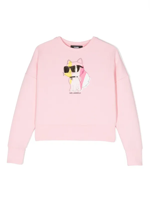 Karl lagerfeld cat sweatshirt hot sale