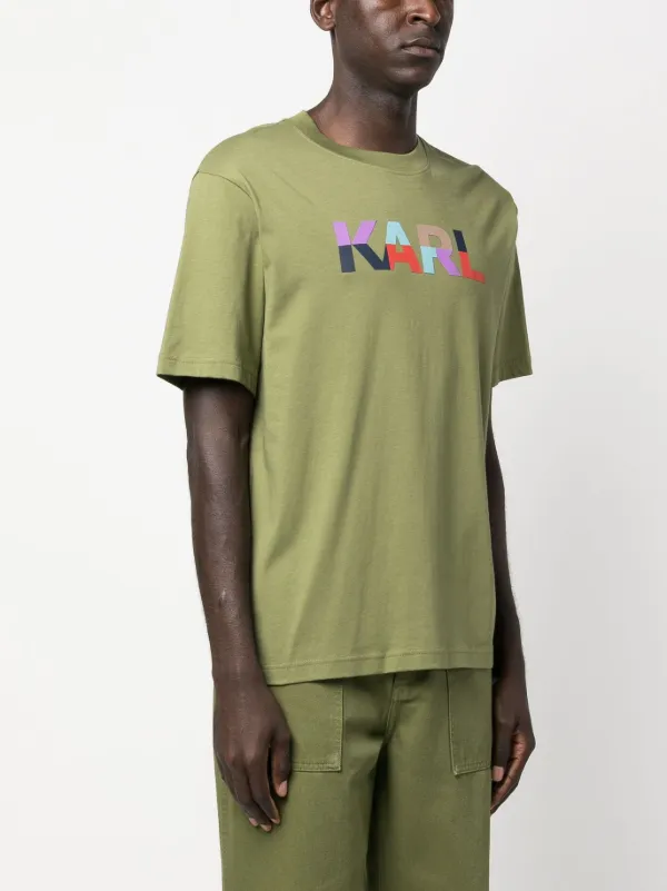 Karl Lagerfeld logo-print Organic Cotton T-shirt - Farfetch 