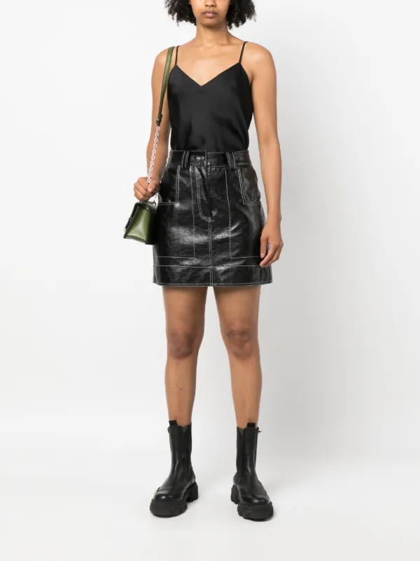KARL LAGERFELD カールラガーフェルド　タンクトップ　ブラック　38 Karl Lagerfeld ロゴ タンクトップ | ブラック | FARFETCH JP