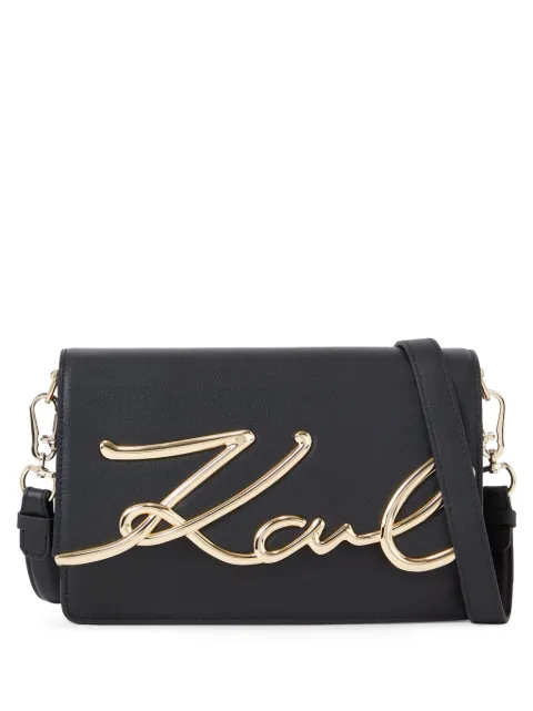 Karl Lagerfeld bolso de hombro Signature mediano