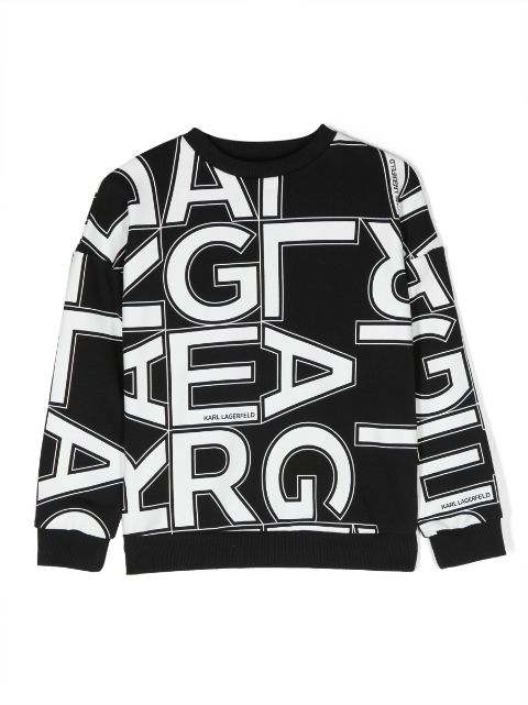 Karl Lagerfeld Kids logo-print sweatshirt