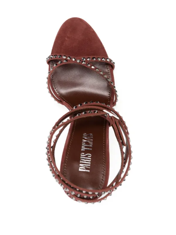 【関税込み】Paris Texas ブラック Holly Zoe ヒールサンダル Paris Texas Holly Zoe 105mm サンダル | ブラウン | FARFETCH JP