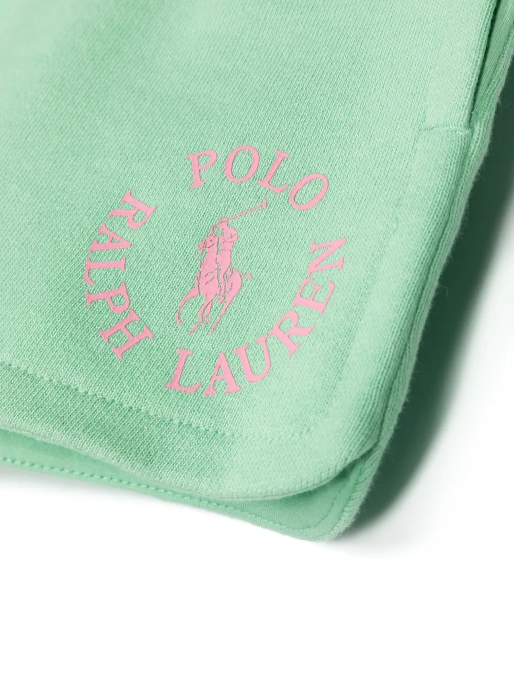 Polo Ralph Lauren Logo-print Cotton Track Shorts In Green