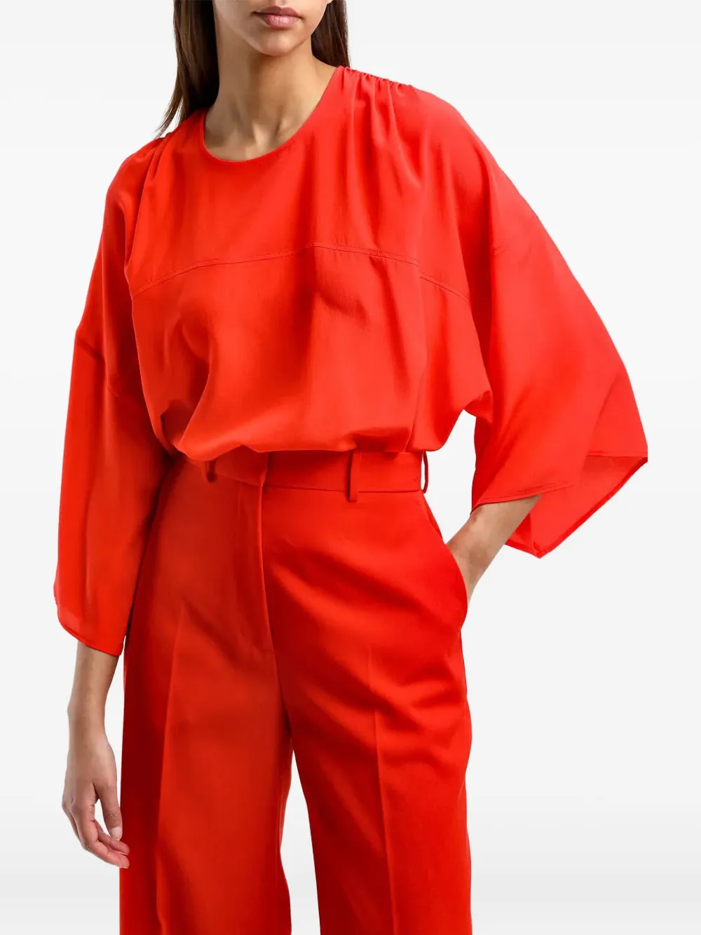 Lanvin silk blouse - Rood
