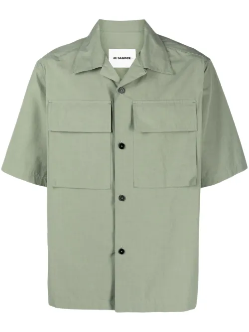 Chemise en coton à manches courtes - Jil Sander - Modalova