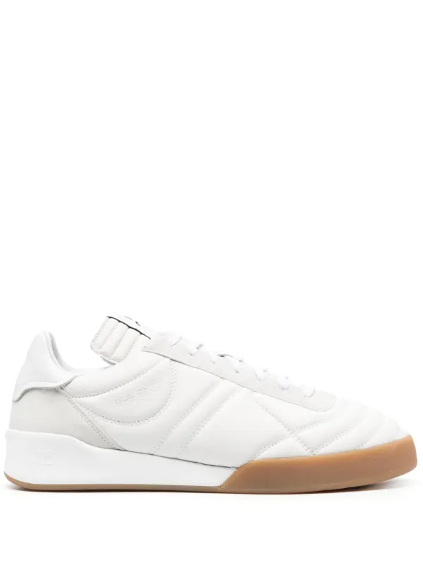 Courrèges low-top Leather Sneakers | White | FARFETCH TW