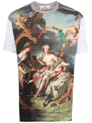 Vivienne Westwood Boucher Organic Cotton T-shirt | Blue | FARFETCH BH