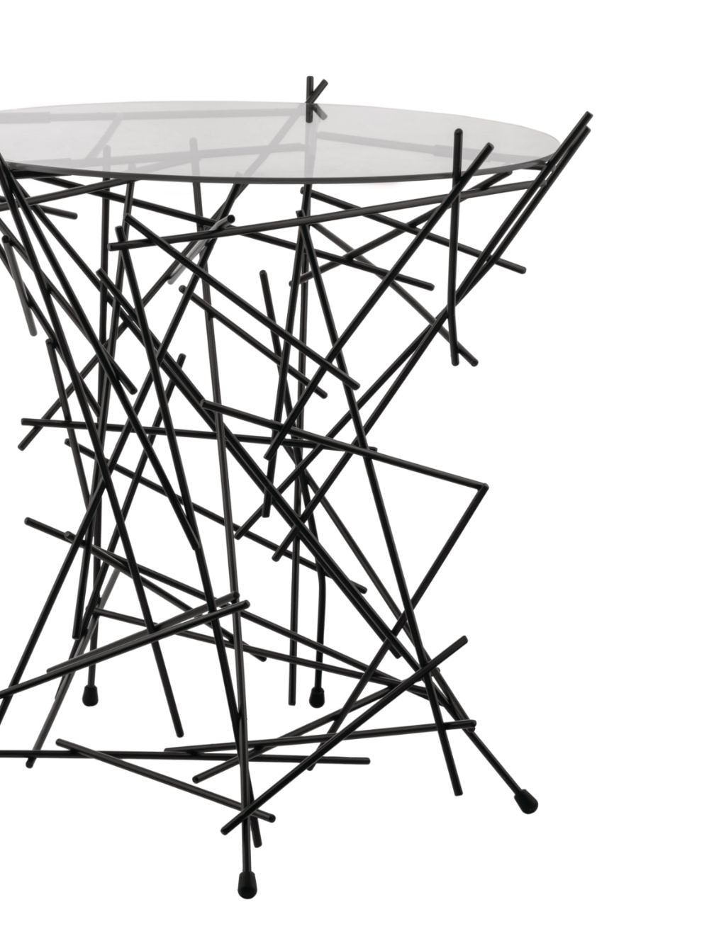 Shop Alessi Blow-up Side Table In 011 Black