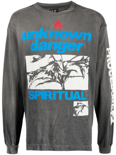 SAINT MXXXXXX graphic-print cotton T-shirt