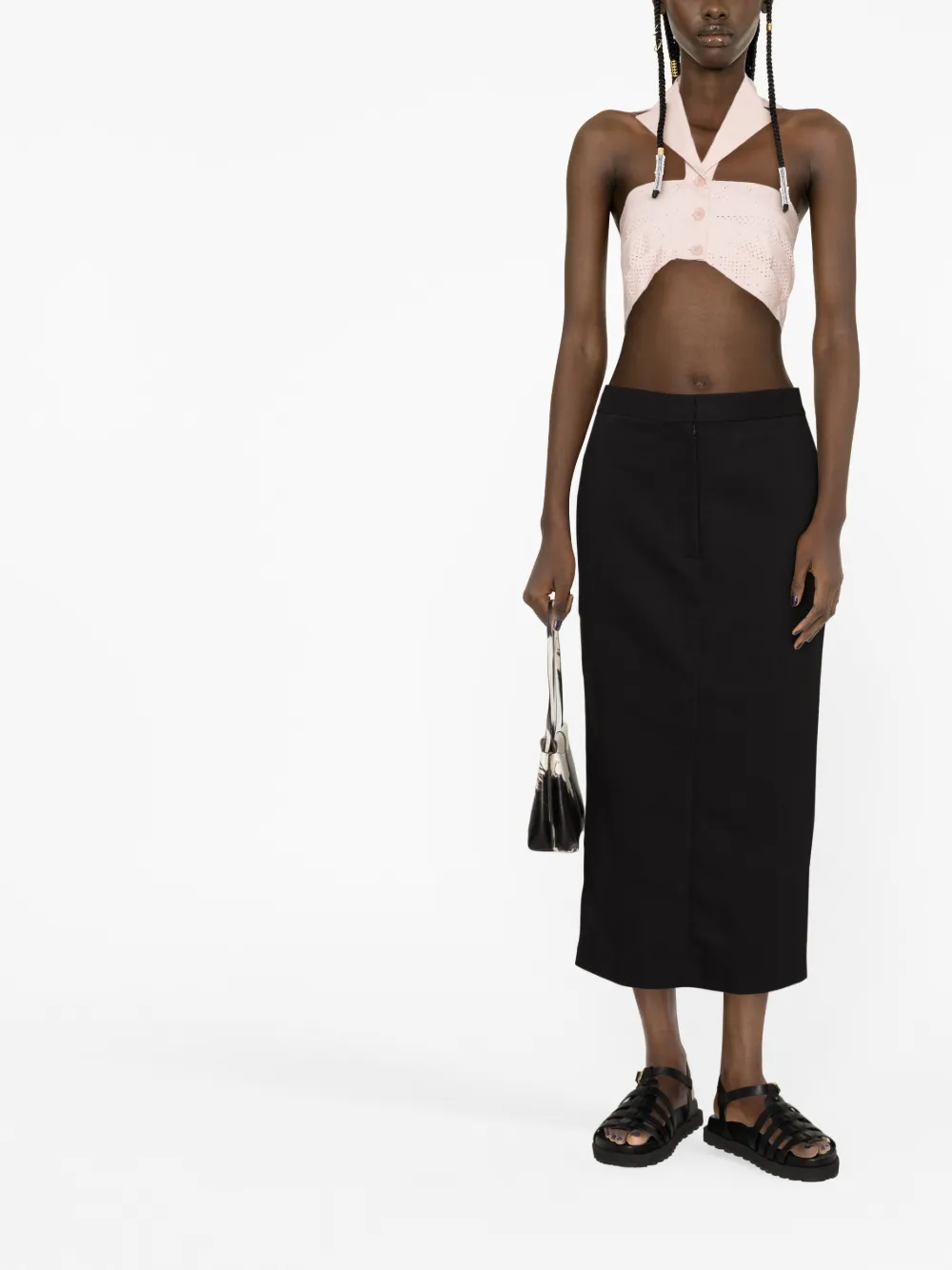 Philosophy Di Lorenzo Serafini Cropped blouse - Roze