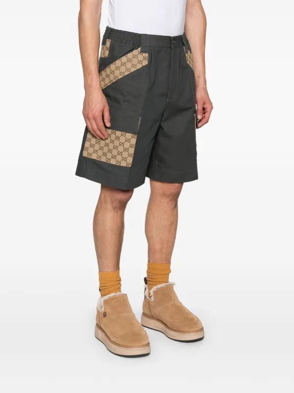 Gucci GG canvas Cargo Shorts Grey FARFETCH CA