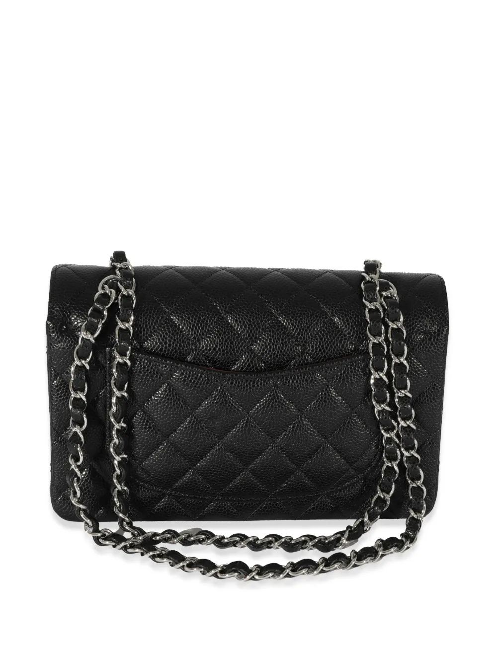 CHANEL Pre-Owned Double Flap schoudertas met dubbele omslag - BLACK