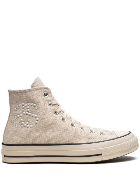 Converse x Stüssy Chuck 70 High "Fossil" sneakers