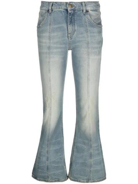 Blumarine cropped flared jeans