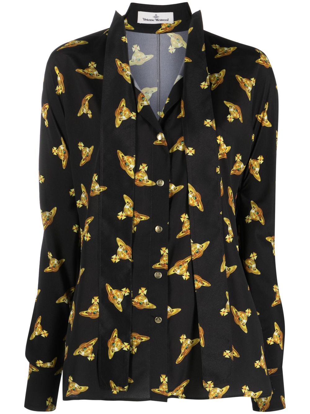 Image 1 of Vivienne Westwood all-over Orb-print shirt