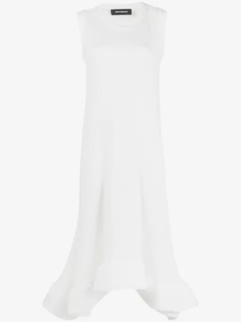 Melitta Baumeister vestido midi con volantes
