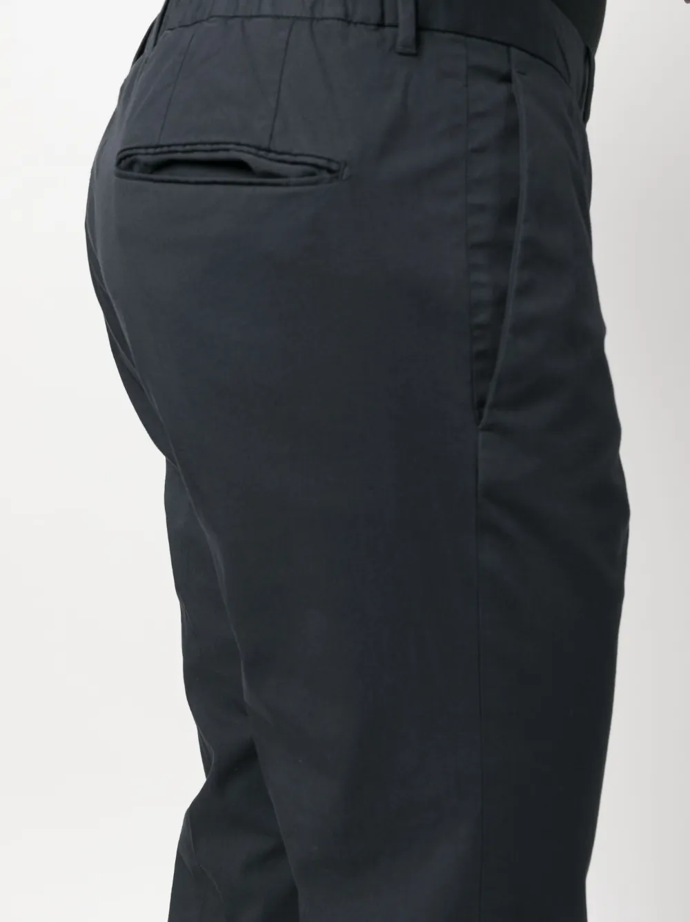 Shop Incotex Straight-leg Chino Trousers In Blue