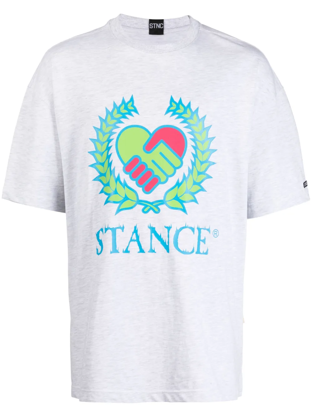 Stance Logo-print Short-sleeve T-shirt In Grey