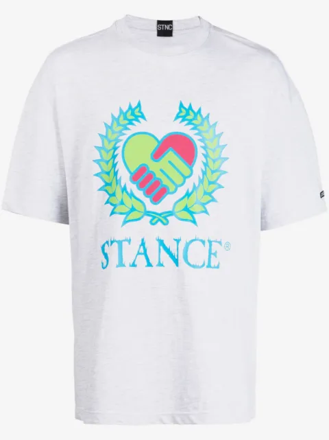 Stance playera manga corta con logo estampado