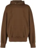 Stance logo-print cotton hoodie - Brown