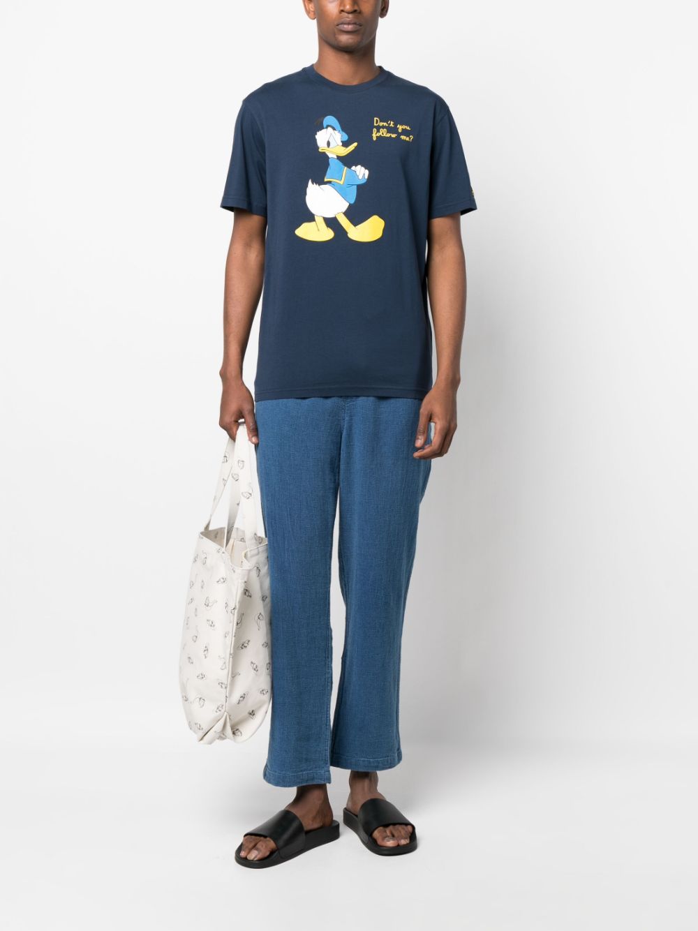 MC2 Saint Barth T-shirt met print - Blauw