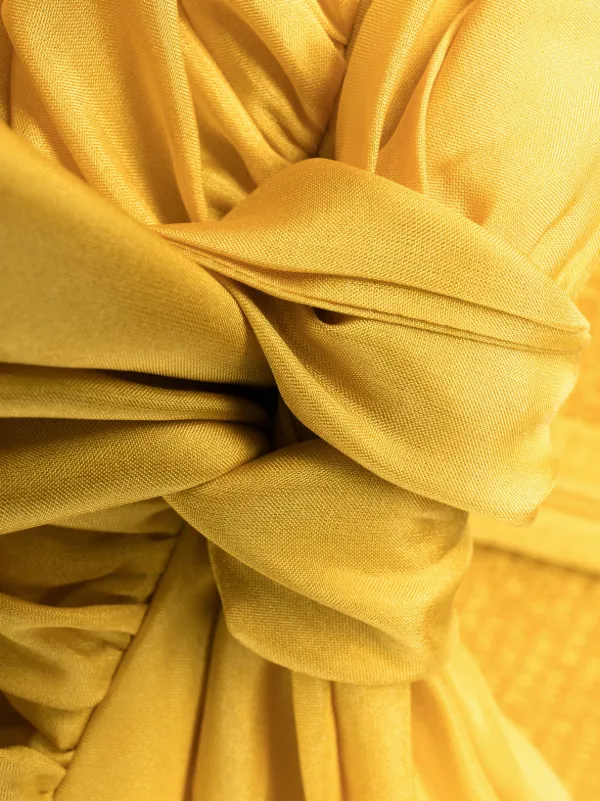 関税・送料込み!【国内発送】ZIMMERMANN Halterneck ロンパース ZIMMERMANN Devi Halterneck Asymmetric Dress | Yellow | FARFETCH
