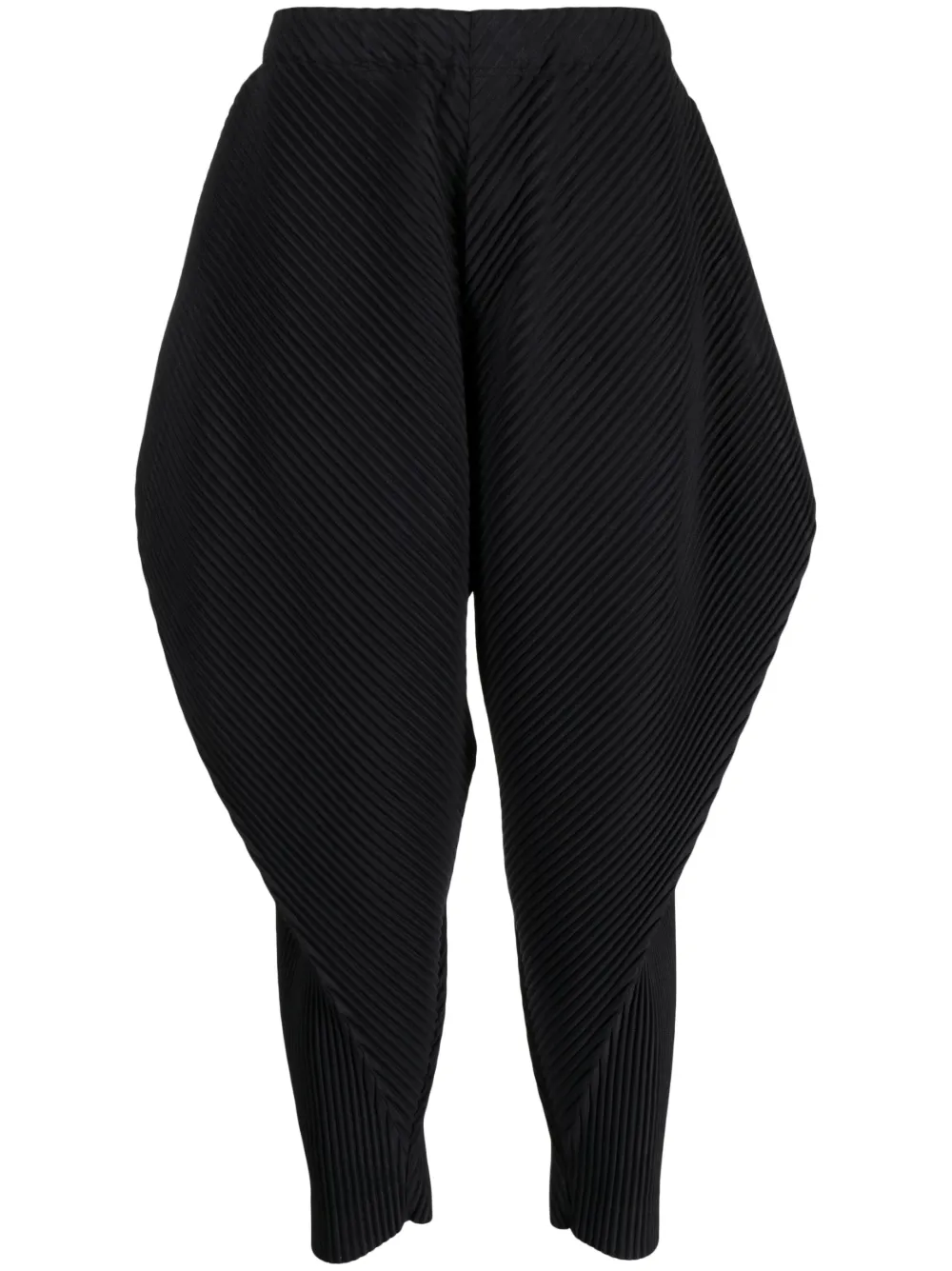 ISSEY MIYAKE PUFFBALL-DESIGN CROPPED TROUSERS