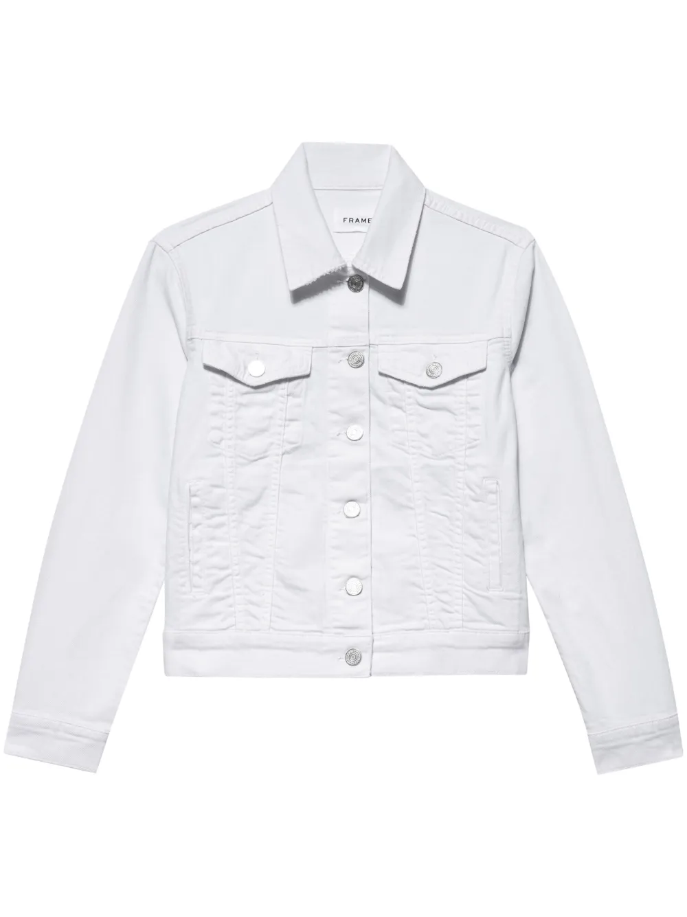 Frame white deals denim jacket