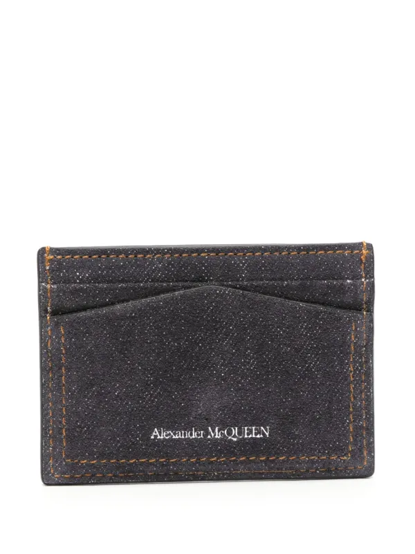 Alexander McQueen Skull stud Card Holder Farfetch