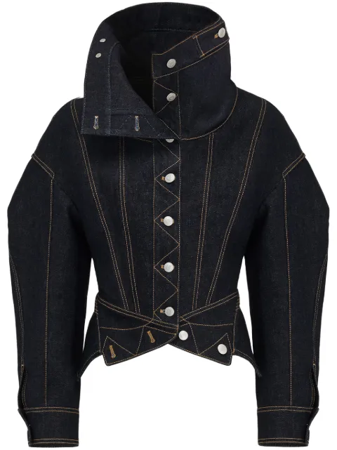 Alexander McQueen cocoon denim jacket