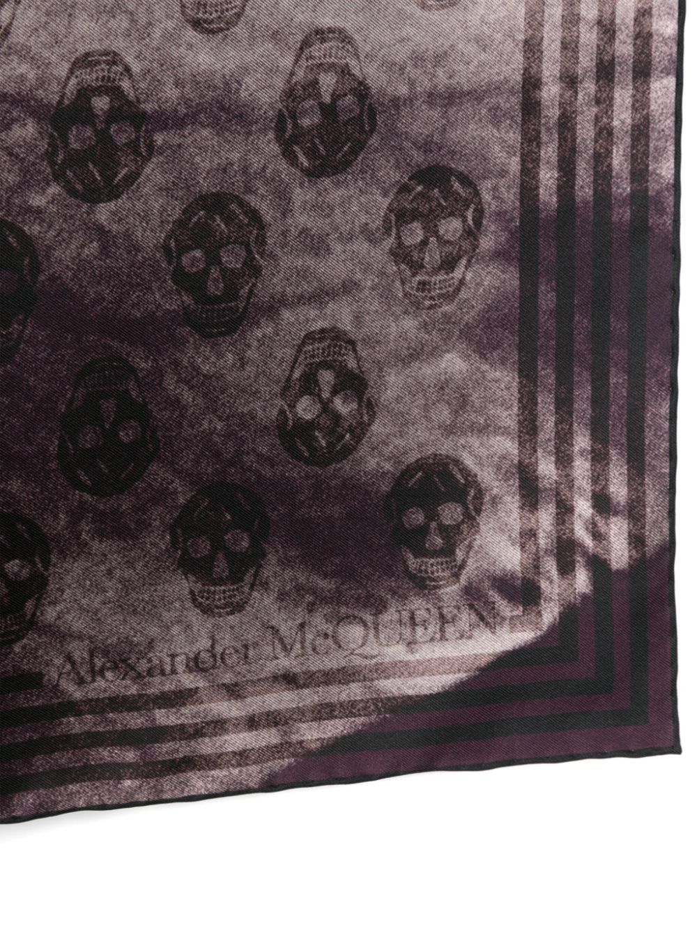 Alexander McQueen orchid-print scarf Women