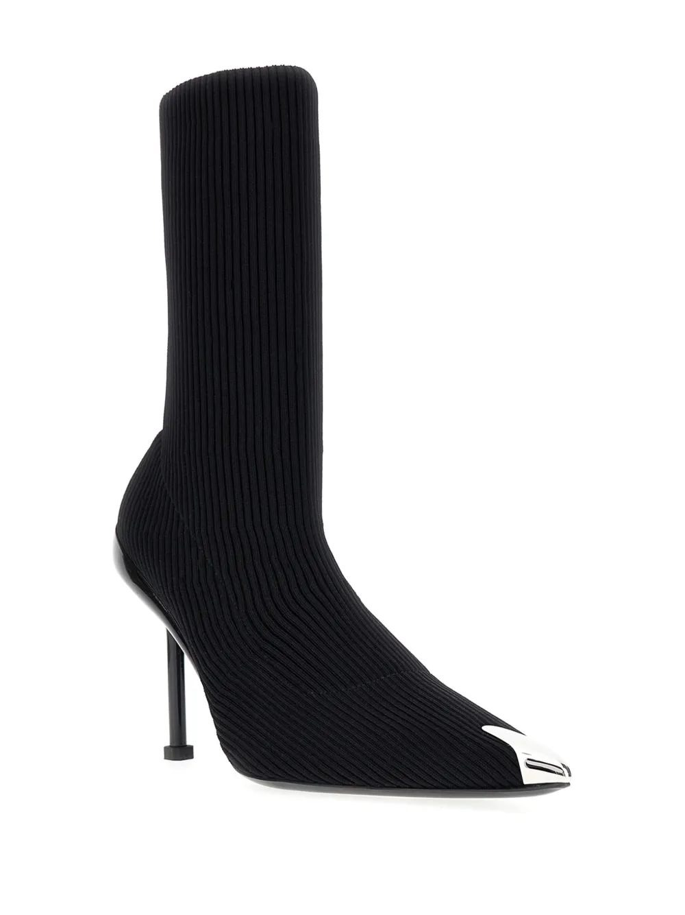 Alexander McQueen Bota Slash canelada com salto 90mm | Boots | Image 2