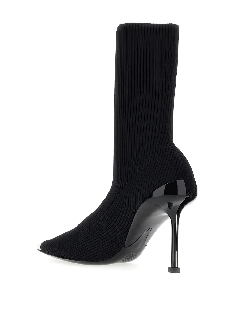 Alexander McQueen Slash 90mm ribbed-knit boots | Boots | Image 3