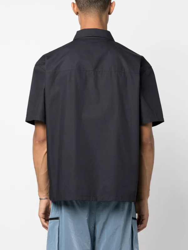 KUSIKOHC フォトプリント ショートスリーブシャツ | ブラック  