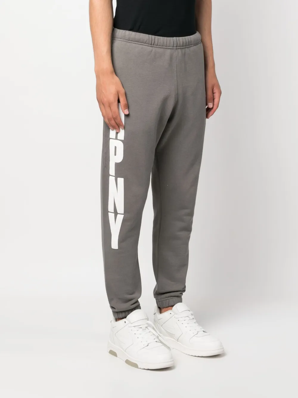 Shop Heron Preston Logo-print Track Pants In Grey