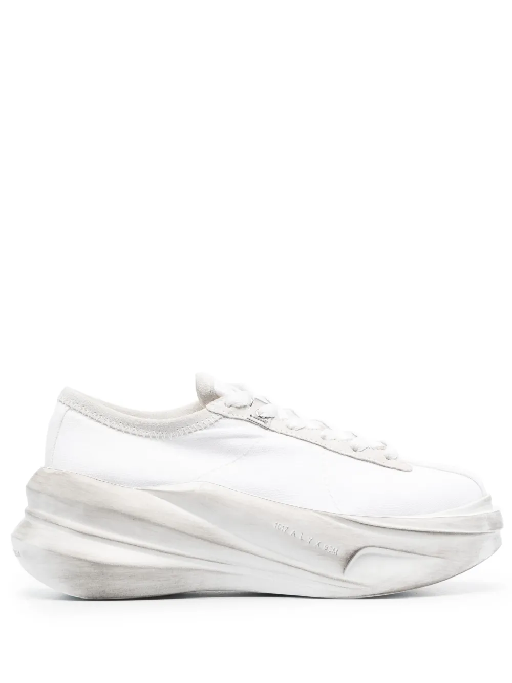 Shop Alyx Aria Lace-up Chunky Sneakers In White