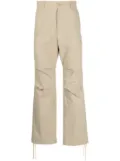 Stance pleat-detail cropped trousers - Brown