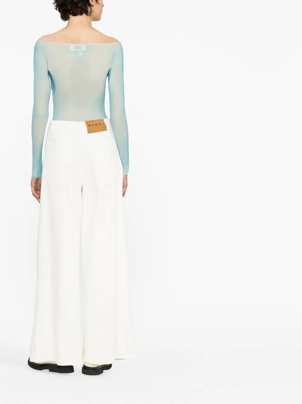 White palazzo pants on sale zara