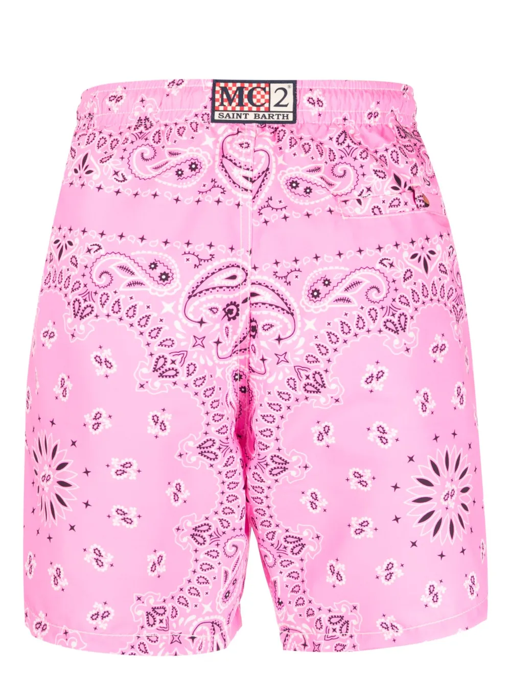 MC2 Saint Barth Zwembroek met paisley-print - Roze