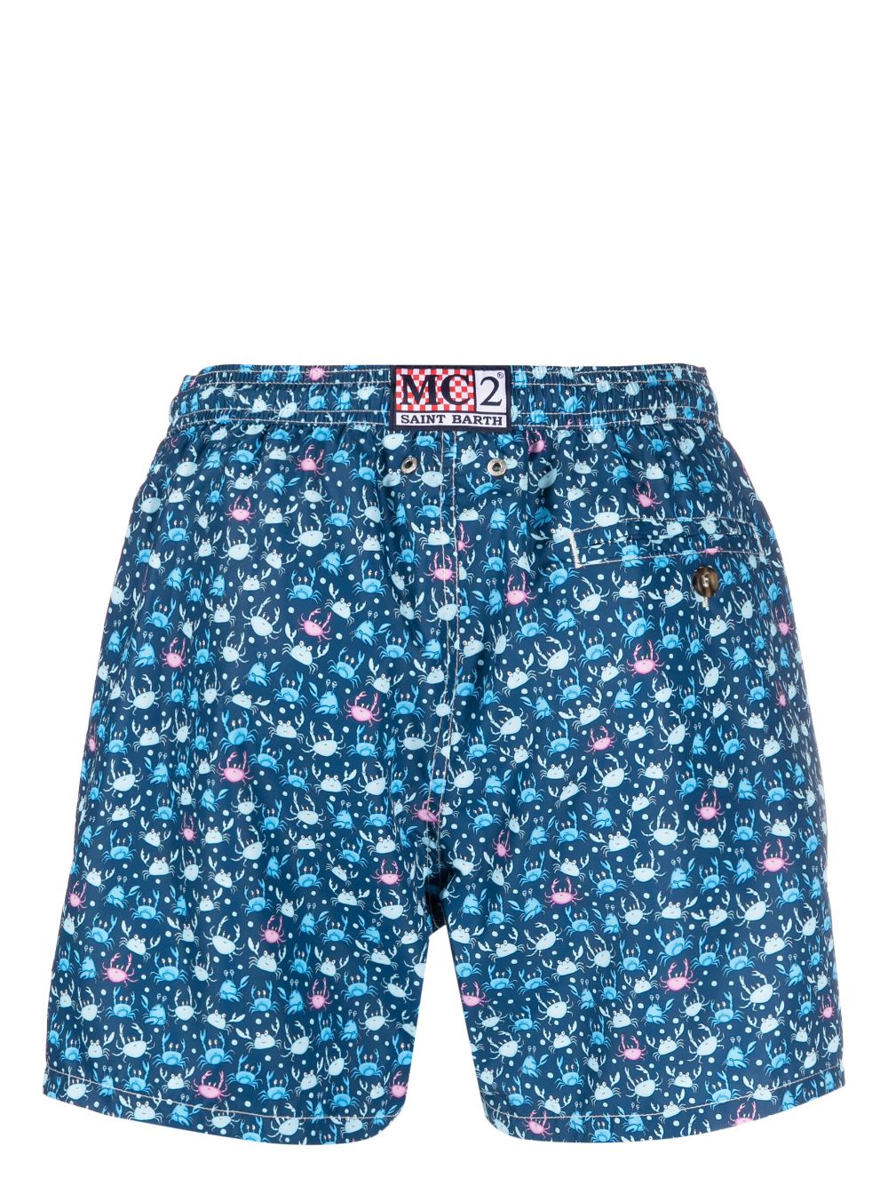 MC2 Saint Barth Zwembroek met print - Blauw