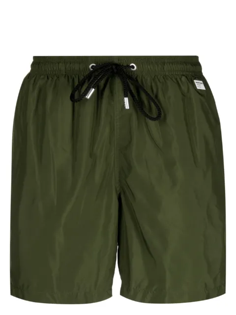 MC2 Saint Barth shorts de playa con cordones en la pretina y parche del logo 