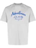 Ader Error embroidered-logo cotton T-Shirt - Grey