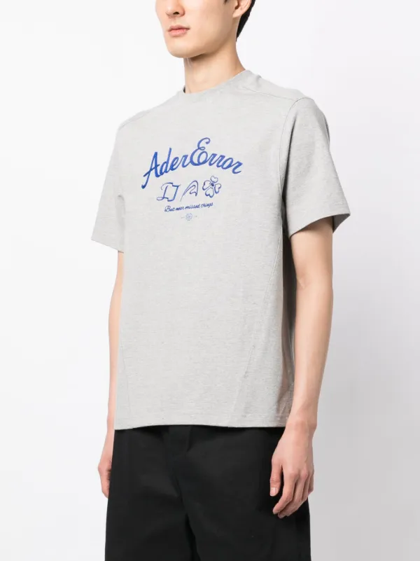 ★ADERERROR★ Distort B logo tshirt Grey Ader Error - Distort B-Logo T-Shirt | HBX - Globally Curated