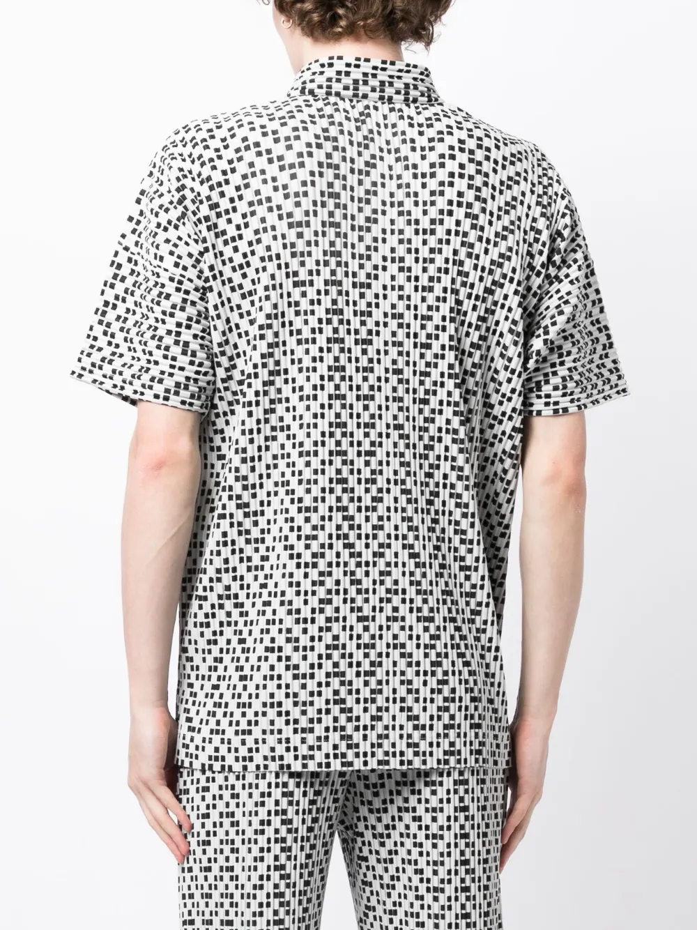 Homme Plissé Issey Miyake check-pattern Polo Shirt - Farfetch