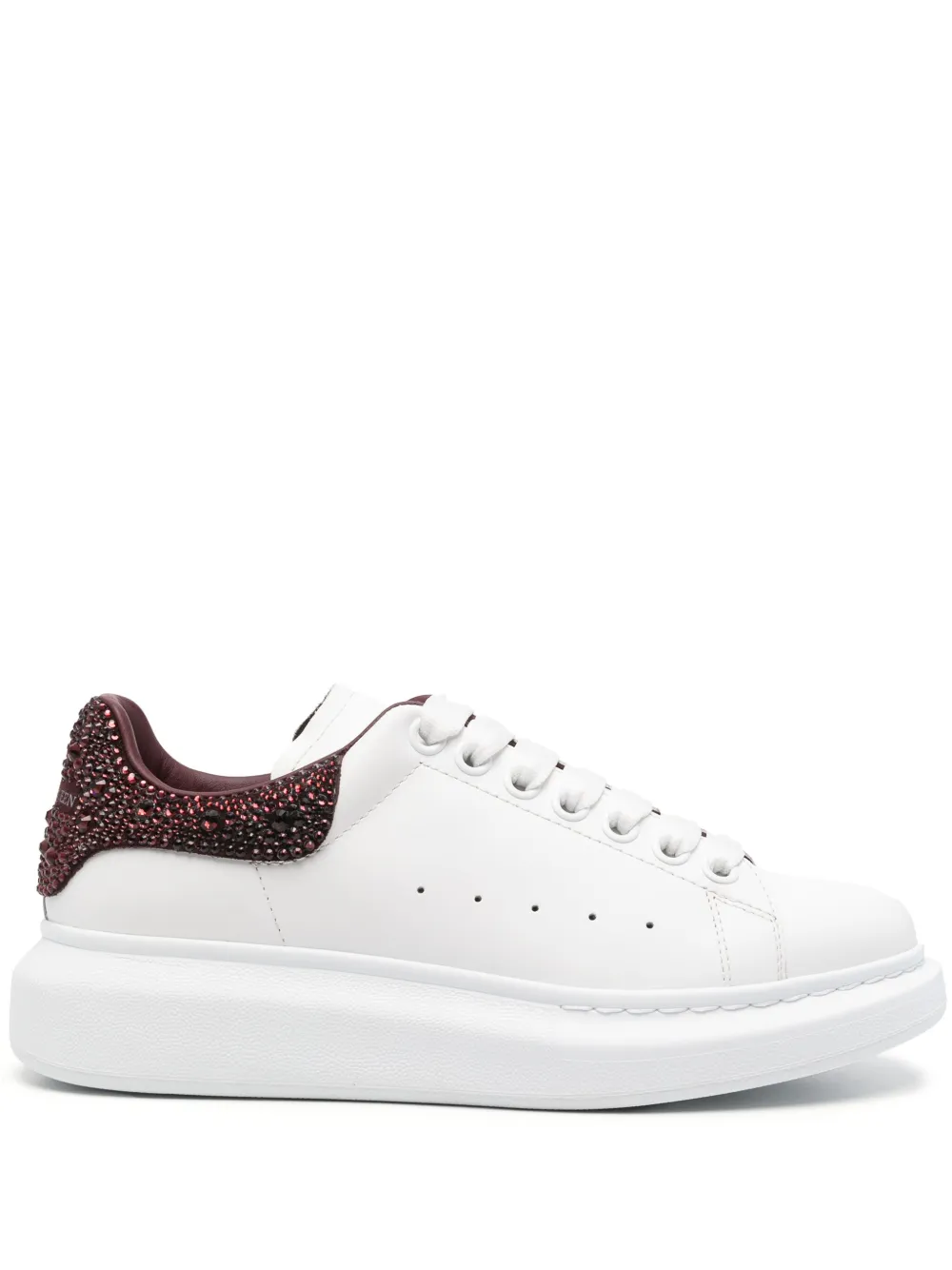 Alexander McQueen Oversized Sneakers Aus Leder WeiB FARFETCH AT