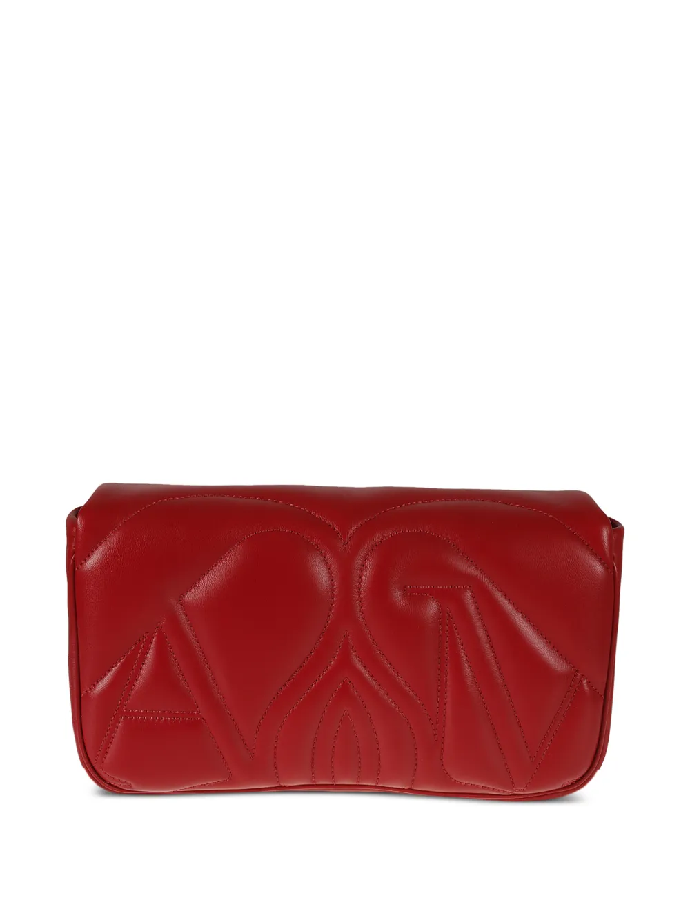  Alexander Mcqueen Small Seal Clutch Bag - Red 