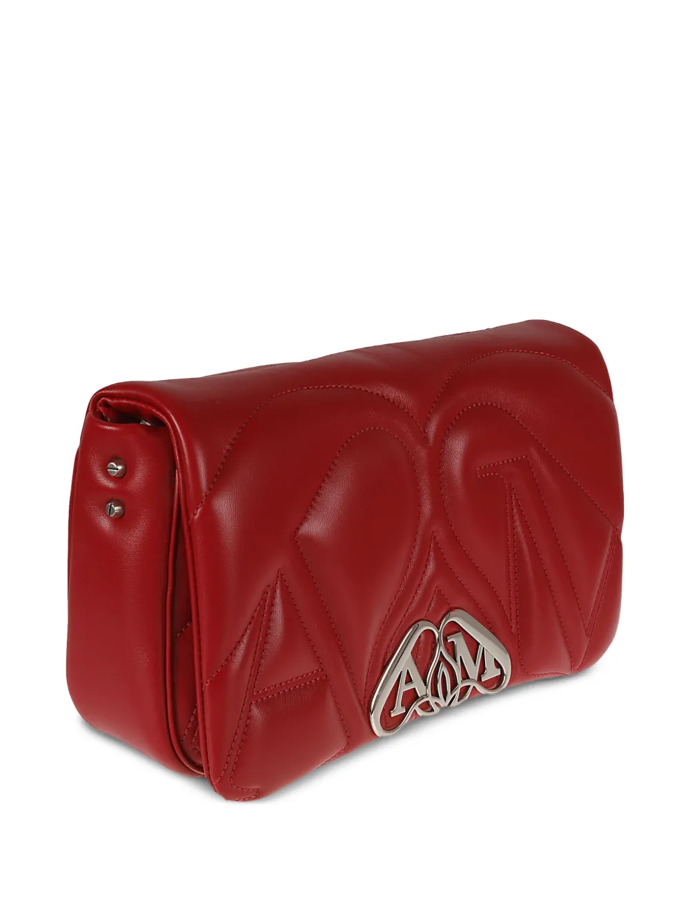  Alexander Mcqueen Small Seal Clutch Bag - Red 
